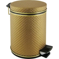 Мусорное ведро 5л, бронза точки Camelos 05PBB-9