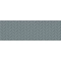 Плитка RA6R Vida Struttura Foglia 3D Azzurro Rett 30x90