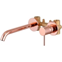 Смеситель для раковины Remer X Style X15PRL встраиваемый, без донного клапана, медь