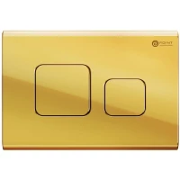 Кнопка смыва Point Афина PN44041G для инсталляции, золотой