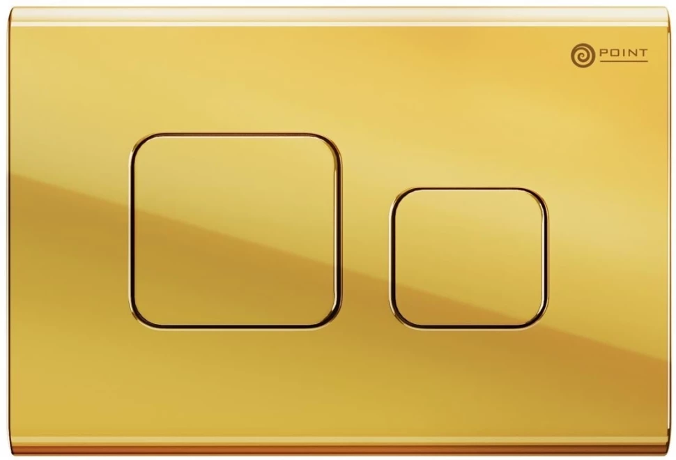 Смывная клавиша Point Афина золотой PN44041G смывная клавиша point виктория белый золотой белый pn44061wg