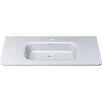 Раковина Uperwood Monica RMonica100wg 101x46 см, накладная, белый