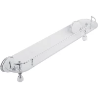 Полка стеклянная 60 см Migliore Olivia ML.OLV-60.620.BI.CR