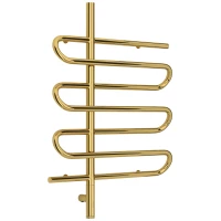 Полотенцесушитель электрический 800x600 золотой МЭМ левый Сунержа Эпатаж 3.0 03-5850-8060