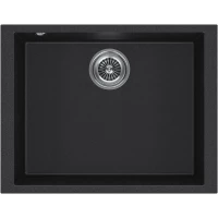 Кухонная мойка KuchenStern a-Granit Sub 60 201AN20 56x43,5 см, антрацит