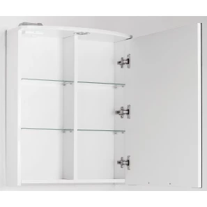 Изображение товара зеркальный шкаф 55x71,8 см белый глянец style line жасмин-2 лс-00000215
