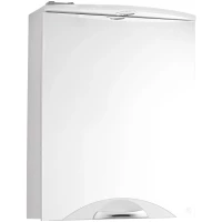 Зеркальный шкаф 55x71,8 см белый глянец Style Line Жасмин-2 ЛС-00000215