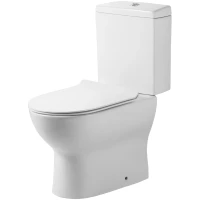 Унитаз-компакт Orange C04-000w с сиденьем микролифт, белый глянец