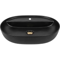 Раковина-чаша Armadi Art Vallessi 871 61x41,5 см, накладная, черный матовый