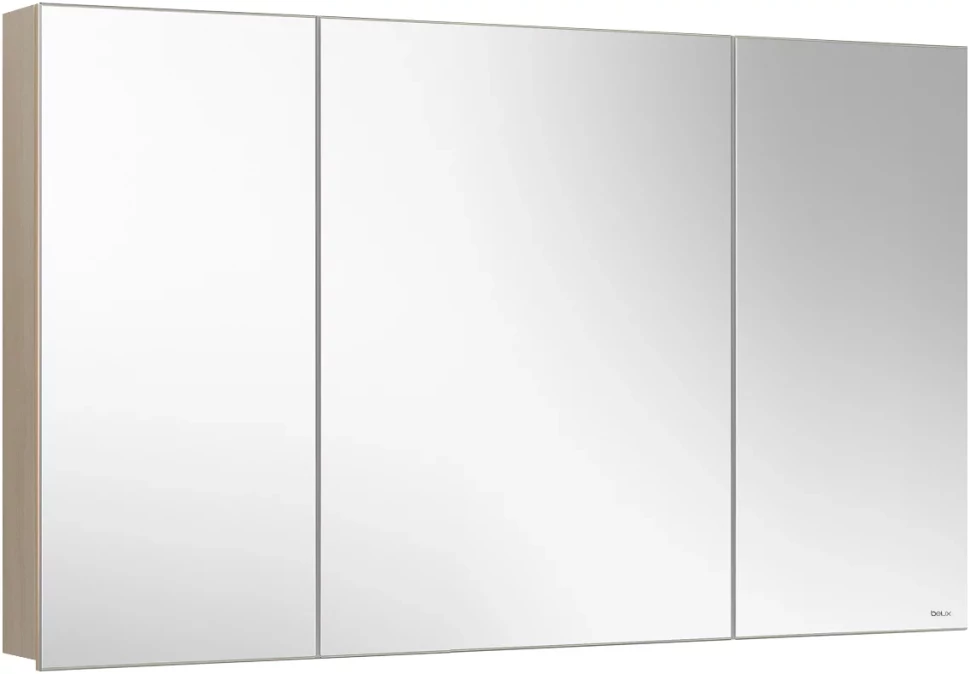 Зеркальный шкаф 120x71 см акация R Belux Стокгольм ВШ 120 4810924276155 - фото 1