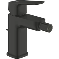Смеситель для биде Grohe Cubeo 1018102430 с донным клапаном, черный матовый
