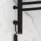 Полотенцесушитель электрический 1000x500 черный матовый МЭМ левый, перемычка выгнутая Сунержа Богема 3.0 31-5802-1050 - 3
