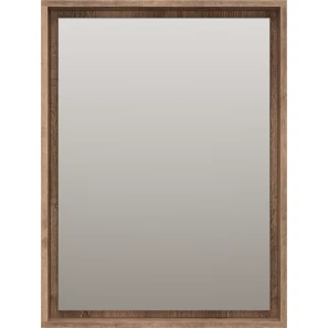 Изображение товара зеркало brevita dallas dal-02060-074 60x80 см, с led-подсветкой, сенсорным выключателем, дуб галифакс