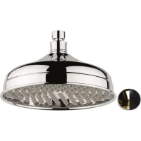 Верхний душ Emmevi C00655MM200/NO 200 мм, золотой/черный