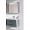 Зеркальный шкаф 75x75 см серый цемент глянец Verona Susan SU602RG29 - 3