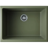 Кухонная мойка Omoikiri Natceramic Okinoshima 61-U/I-OL olive 4997064 61x46 см, оливковый