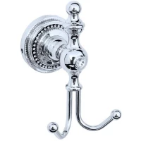 Крючок Boheme Brillante 10435 двойной, для ванны, хром