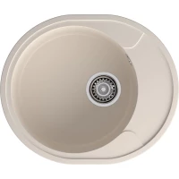 Кухонная мойка GranFest Urban 857L 57x48 см, белый