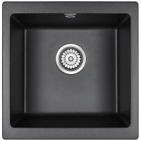 Кухонная мойка Paulmark Gera черный металлик PM104546-BLM