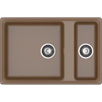 Кухонная мойка GranFest Level 760K 76x50 см, терракот