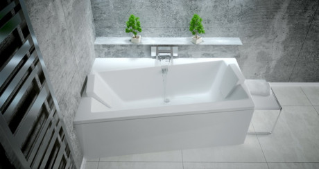 Акриловая ванна 150х90 см L Besco Infinity WAI-150-NL