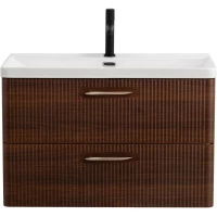Тумба под раковину BelBagno Due DUE-800-2C-SO-NOCE-P 80,6 см, подвесная, Noce