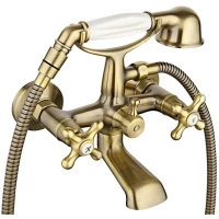 Смеситель для ванны Gappo G3263-4 с душевым гарнитуром, бронза