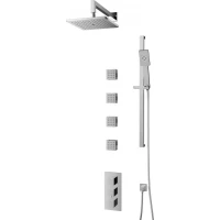 Душевой комплект 250 мм Omnires Fresh SYSFR12CR