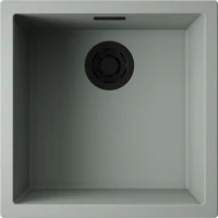 Кухонная мойка Omoikiri Artceramic Yamakawa 45-U/I-WG wind green 4993185 45,6x45,6 см, зеленый