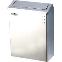 Контейнер для мусора Nofer 14079.B 23л, настенный, хром