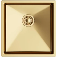 Кухонная мойка PEZARO PZS.400.GOLD 44x44 см, золотой