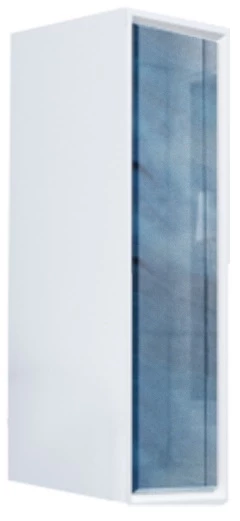 Шкаф голубой мрамор/белый глянец R Marka One Seattle У73159