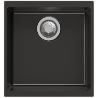 Кухонная мойка PEZARO PZG.400.400-77.DEEPBLACK 43x46 см, черный