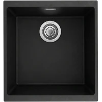 Кухонная мойка PEZARO PZG.400.400-77.DEEPBLACK 43x46 см, черный