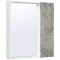 Зеркальный шкаф 65x75 см серый бетон/белый L/R Runo Манхэттен 00-00001016 - 1