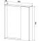 Зеркальный шкаф 65x75 см серый бетон/белый L/R Runo Манхэттен 00-00001016 - 4