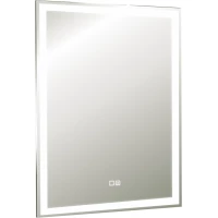 Зеркало AQUAme AQM9105 60x80 см, с LED-подсветкой, сенсорным выключателем, диммером, антизапотеванием