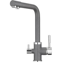 Смеситель для кухни с подключением к фильтру Granula 2015, ГРАФИТ