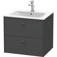 Тумба графит матовый 62 см Duravit Brioso BR410104949