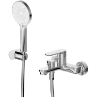 Смеситель для ванны Cezares Stylus STYLUS-VD-01 с душевым гарнитуром, хром