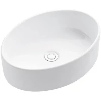 Раковина-чаша CeramaLux 9012 50x35,5 см, накладная, белый