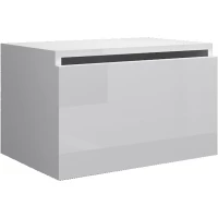 Тумба Armadi Art Flat 897-060-W 60 см, подвесная, белый глянец