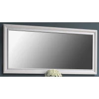 Зеркало 157x75 см слоновая кость серебряная патина Atoll Джулия