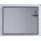 Зеркальный шкаф 90x70 см белый глянец/черный Corozo Айрон SD-00000409 - 1