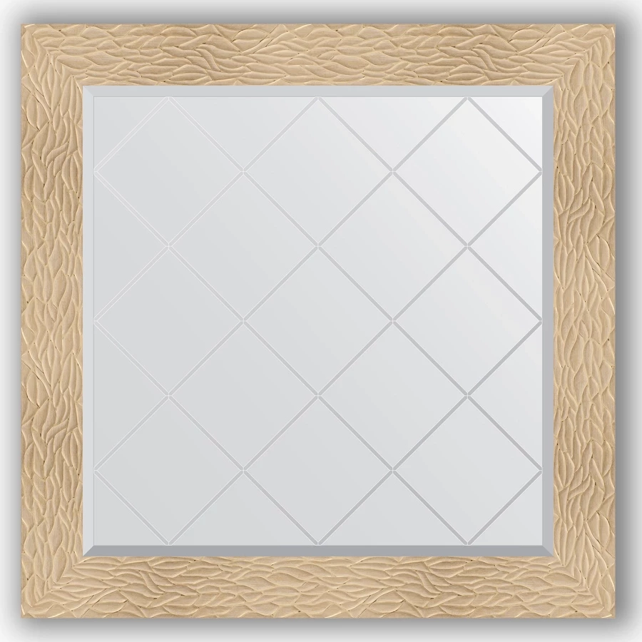 Зеркало 86x86 см золотые дюны Evoform Exclusive-G BY 4322 зеркало напольное 81x201 см золотые дюны evoform exclusive g floor by 6381