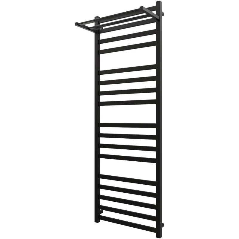 Полотенцесушитель водяной Grota Comfort 4650186715722 1500x530, черный матовый Полотенцесушитель водяной Grota Comfort 4650186715722 1500x530, черный матовый