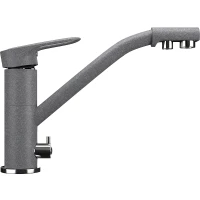 Смеситель для кухни с подключением к фильтру Ulgran графит U-010-342