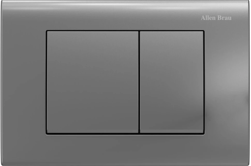 Смывная клавиша Allen Brau Liberty сатин 9.20002.MG инсталляция для унитаза allen brau pneumatic с клавишей liberty сатин 9 11100 20 9 20002 mg