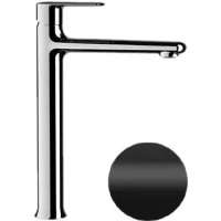 Смеситель для раковины Remer Vanity V11LNO без донного клапана, черный матовый