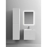 Комплект мебели белый матовый 61 см Sancos Snob T SNT60W + CN7011 + CI600